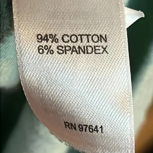 PUREJILL‎ Womens Top Shirt blouse tunic PM LONG SLEEVE 1 POCKET AQUA 1/4 button - Picture 4 of 6